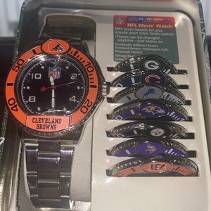 Vintage Football NFL Watch Set Interchanging